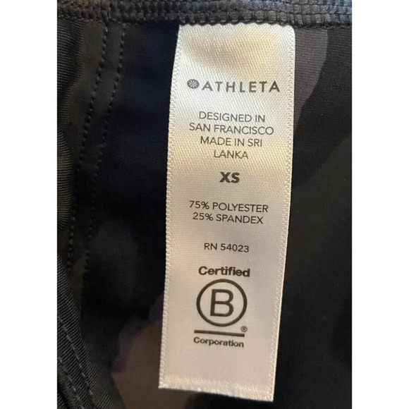 Athleta Ultimate Camo 7/8 Tight Gray Black Extra Small XS - Picture 4 of 4